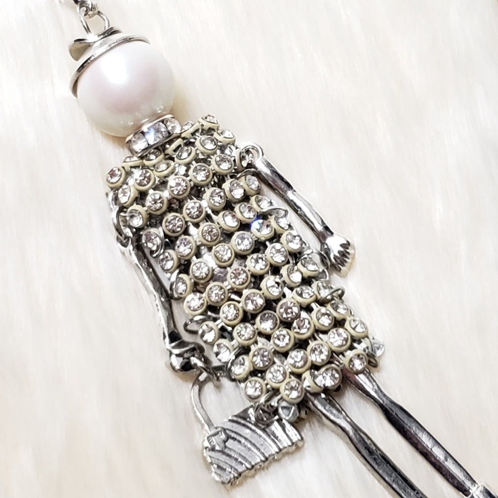 ⤵⤵New Crystal Cute Doll Handbag Keychain Keycharm - Picture 3 of 5